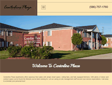 Tablet Screenshot of centerlineplazaapts.com